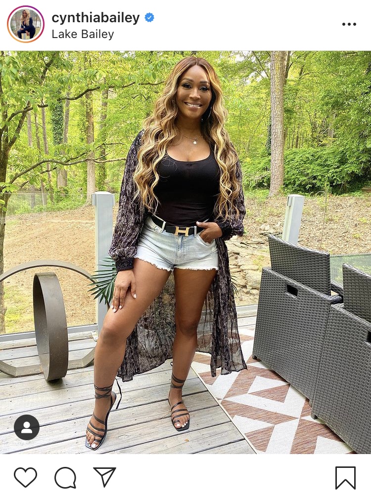 cynthia bailey raising fibroids awareness