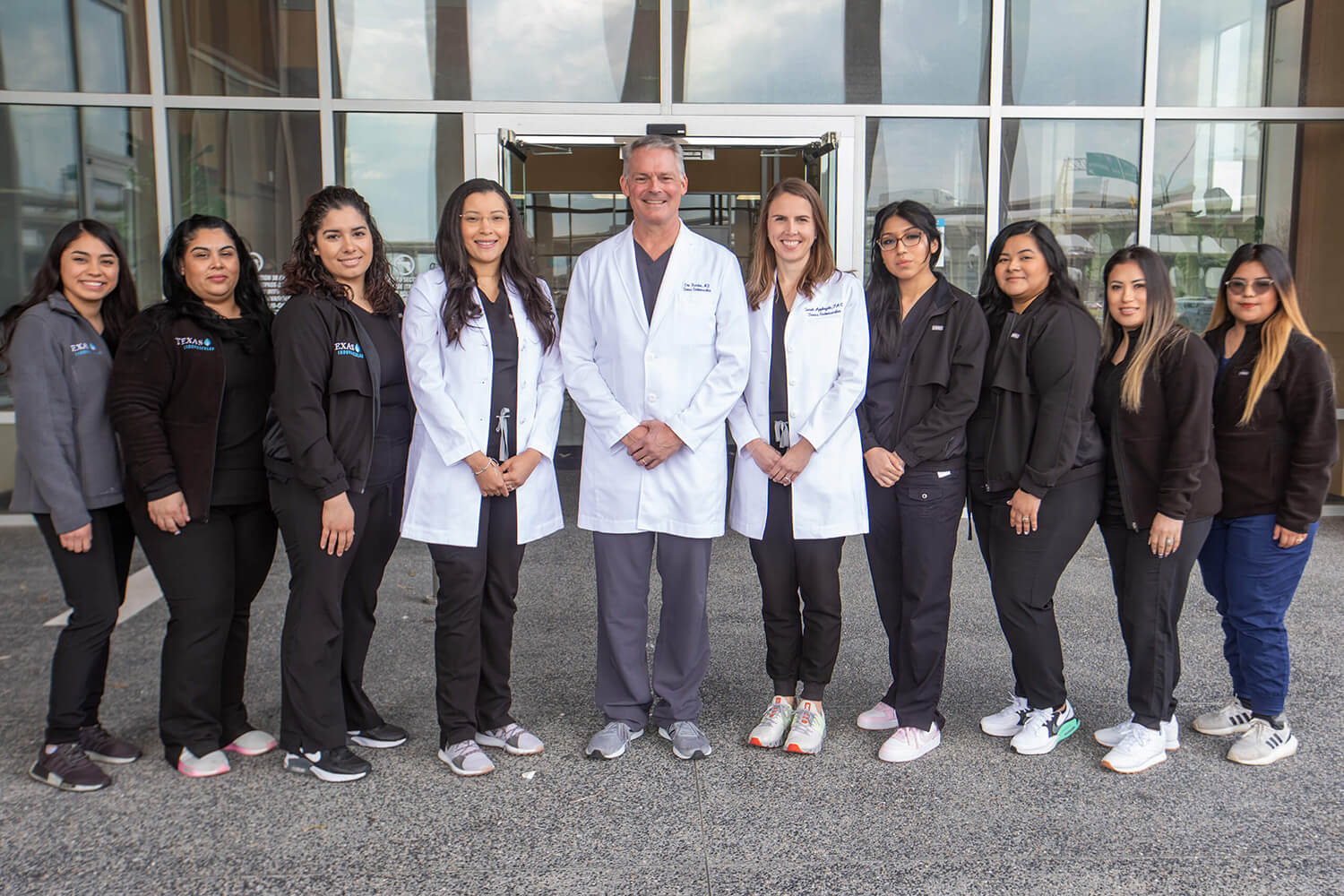 Group photo of Katy team