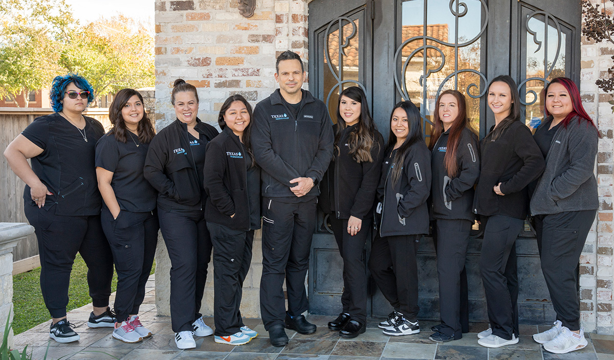 Group photo of Clear Lake team