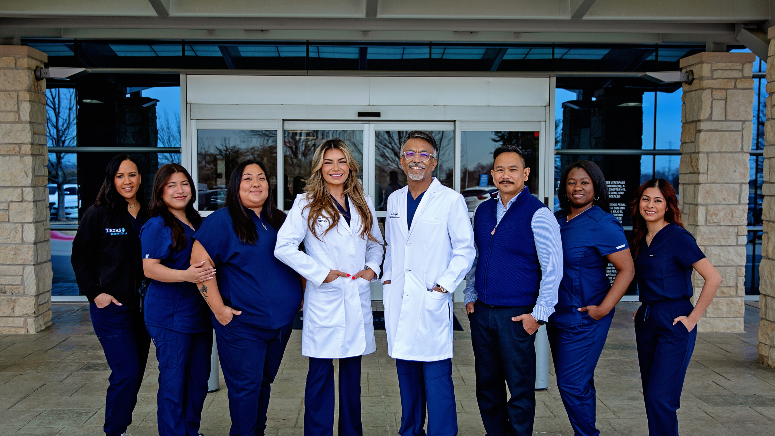 Group photo of Plano team